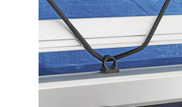 alloy luggage tray track catcher